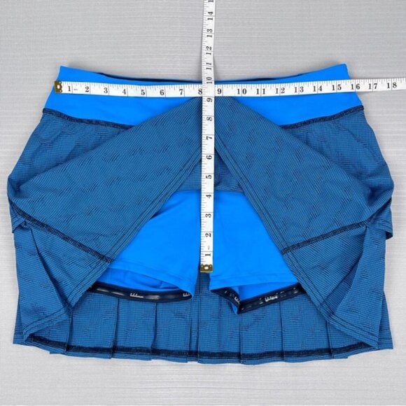 RARE Print! Lululemon Run: Pace Setter Tennis Golf Skirt Skort Sz. 8 - Picture 4 of 13